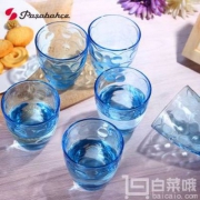 Pasabahce 帕莎 彩色无铅玻璃杯 哈尔杯 285ml*6只 3色