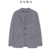 直降四百四：ZARA 男士千鸟格西装外套