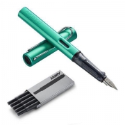 LAMY 凌美 Al-star恒星 钢笔 蓝绿款 F尖+T10墨水胆 5支装/盒