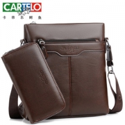 卡帝乐鳄鱼（CARTELO）  休闲肩包斜挎包 四色可选