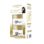 金盒特价，L'Oreal Paris 欧莱雅 金致臻颜抗衰老套装（日霜 50ml+晚霜 50ml） Prime会员凑单免费直邮