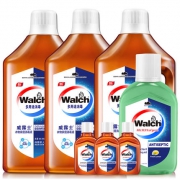威露士（Walch）  杀菌消毒液 1L*3瓶+60ml*3瓶+除菌液330ml