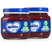 Mellin 美林 苹果蓝莓泥 100g 2罐装 *9件