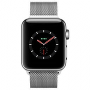 Apple 苹果 Watch Series 3智能手表（GPS+蜂窝网络款 38毫米 米兰尼斯表带 ） 不锈钢