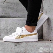 US8.5码，PUMA 彪马 Basket Heart Glitter 蝴蝶结板鞋 Prime会员免费直邮含税