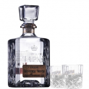 沙皇 金标伏特加500ml 送两个酒杯