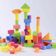 健康安全# 斯尔福 软体泡沫积木玩具环保彩色积木
