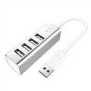 seenDa USB2.0集线器 USB-HUB 1转4 铝合金0.3米