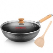 京东PLUS会员：COOKER KING 炊大皇 DZAI30FX 麦饭石不粘炒锅 30cm