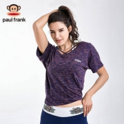 Paul Frank 大嘴猴 女士镂空罩衫速干T恤 2色