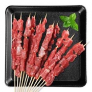 大牧汗  原切香烤羊霖肉串200g/袋（10串） 鲜冻羊肉串 烧烤食材
