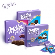 milka 妙卡 奥利奥夹心/黑巧克力书盒装3盒