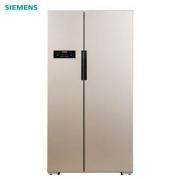 SIEMENS 西门子 KA92NV03TI 610升 变频风冷无霜 对开门冰箱 浅金色