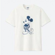 UNIQLO 优衣库 412321 男女同款MICKEY BLUE印花T恤