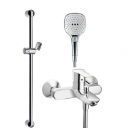 汉斯格雅（Hansgrohe）    飞雨select120手持花洒 配单把手浴缸龙头淋浴套餐