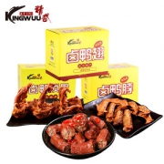 武汉传统美食 精武 麻辣鸭脖/锁骨/鸭翅 组合装 1300g