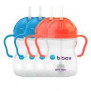 宝宝喝水神器，B.box 婴幼儿重力球吸管杯 防漏 240ml *4件