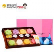 限地区：巧妈妈 果冻/布丁玫瑰花布丁560g 6枚一盒