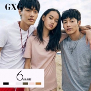 GXG 男士丝柔棉基础款纯色T恤 多色
