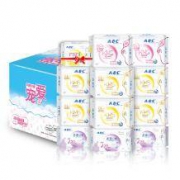 限地区：ABC KMS棉柔系列卫生巾 日夜组合装12包81片定制款