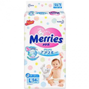 Merries 花王 妙而舒 婴儿纸尿裤 L 54片