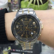 Seiko 精工 SKS591 男士三眼计时腕表 $88