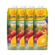Cyprina 塞浦丽娜 热带100%纯果汁 1L*4瓶