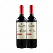 智利 CLASTO嘉士图 甄选干红葡萄酒750ml*2支