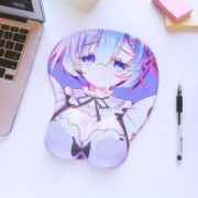 蕾姆：葵力 二次元可爱硅胶胸部3D立体手托垫