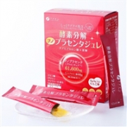 FINE JAPAN 酵素 胎盘精华果冻 22包 苹果味