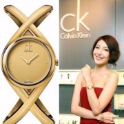 CALVIN KLEIN 女士镀黄金时装手表 新低$79.99
