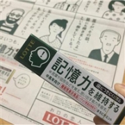 日本Lotte 帮助维持记忆的口香糖 12粒*15条