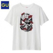 GU X MARVEL漫威 X蜘蛛侠  联名男子印花T恤