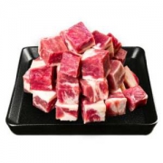 大牧汗 手切牛肉块800g/袋 原切谷饲牛肉 火锅烧烤食材 *3件