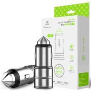 ESCASE 车载充电器 3.1A快充 双USB
