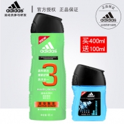 Adidas 阿迪达斯 二合一沐浴露 400ML 送冰点沐浴露100ml