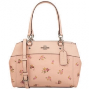 COACH 蔻驰 奢侈品 女士浅粉印花图案PVC手提肩背斜挎包 F28978 SVM05