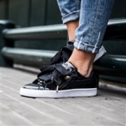 直降百元！PUMA 彪马 Basket Heart Patent Wn's 蝴蝶结板鞋