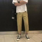 九分直筒休闲裤 男女 工装裤