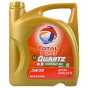 TOTAL 道达尔 金牌快驰5000 SN 5W-30 矿物机油 4L