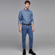 ZARA 男士基本款牛仔衬衫