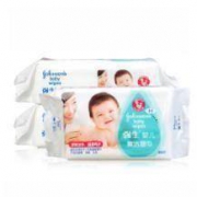 Johnson 强生 婴儿清爽洁肤柔湿巾80片*3包（进口）