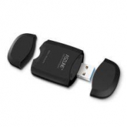 艾苏恩 二合一（TF/SD）高速读卡器 USB3.0