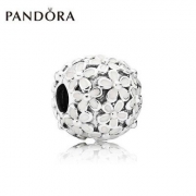 PANDORA 潘多拉 珍爱雏菊花田925银+珐琅串珠791494EN12