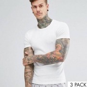 Original Penguin 企鹅牌 男士纯棉圆领T恤3件套 L码 Prime会员凑单免费直邮含税
