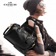 COACH  蔻驰 女士波士顿真皮水桶包