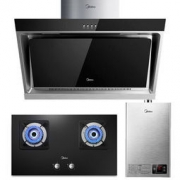 16点：Midea 美的 CXW-180-DJ118 燃气灶具 恒温燃气热水器 烟灶热三件套(天然气)