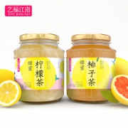 艺福江南 蜂蜜柚子茶+柠檬茶组合 500g*2罐