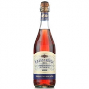 CAVICCHIOLI 卡维留里 蓝布鲁斯 甜桃红 低泡葡萄酒 750ml  *3件