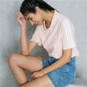 adidas Originals 阿迪达斯 三叶草 清新系列 女士运动Polo衫